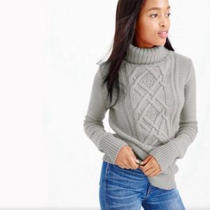 J crew gray long sleeve sweater!